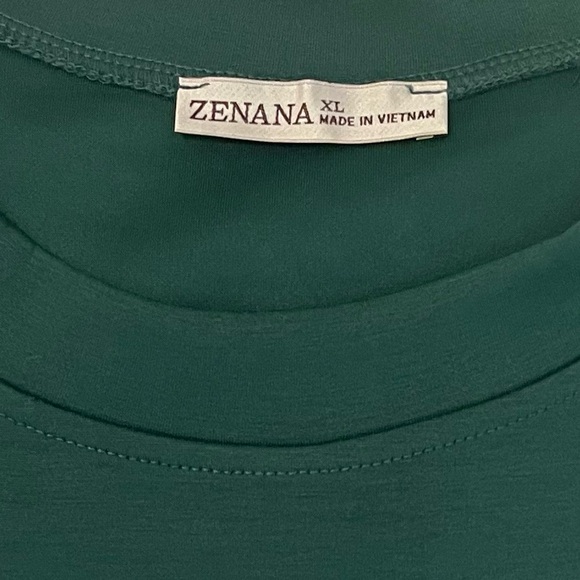 Zenana Outfitters Sage Green Scuba Crew + Jogger Set Size XL NWT - Picture 5 of 5